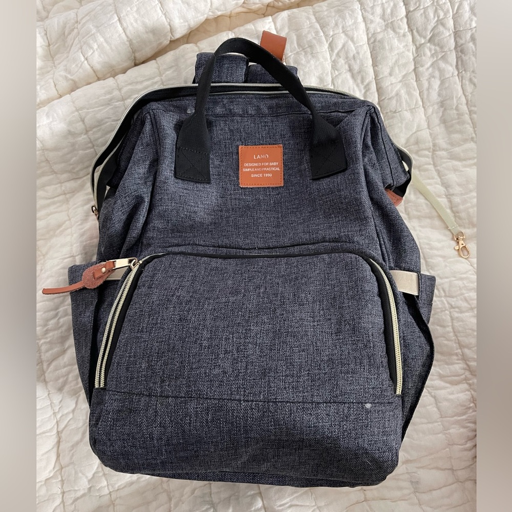 Like new LAND Diaper Bag, unisex